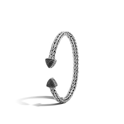 Black Sapphire And Spinel Classic Chain Cuff