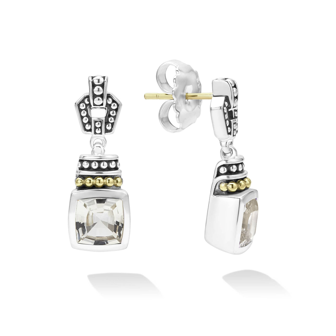 White Topaz|caviar earrings,drop earrings,lagos earrings,designer earrings