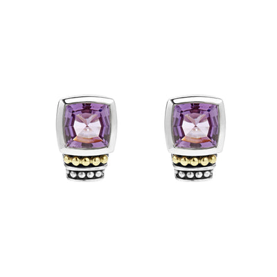 Amethyst|caviar earrings,gemstone earrings,lagos earrings,designer earrings