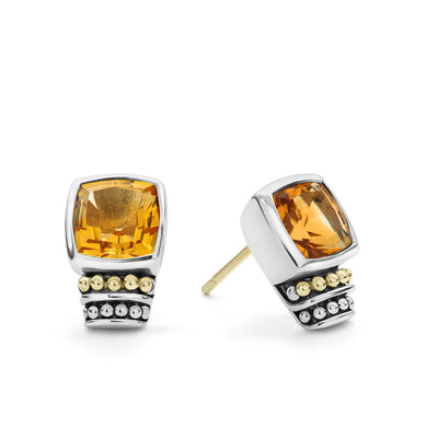 Citrine|caviar earrings,gemstone earrings,lagos earrings,designer earrings
