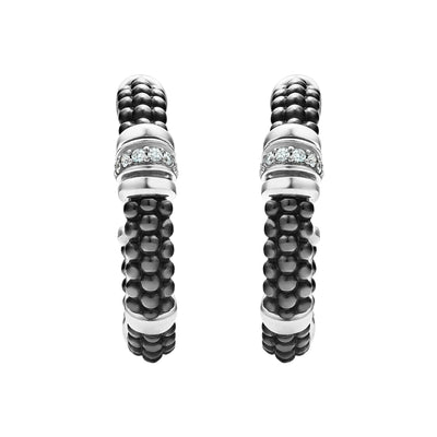 Ceramic Black|caviar earrings,diamond earrings,lagos earrings,designer earrings