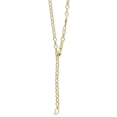 Signature Caviar 18K Gold Petite Link Necklace