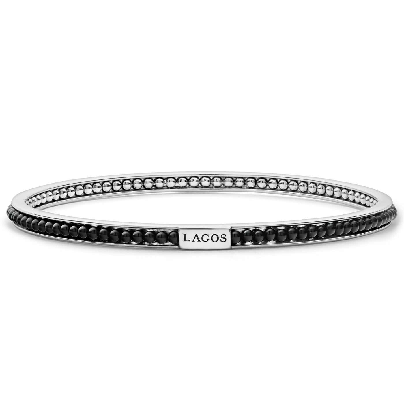 Onyx|caviar bracelet,gemstone bracelet,lagos bracelet,bangle bracelet