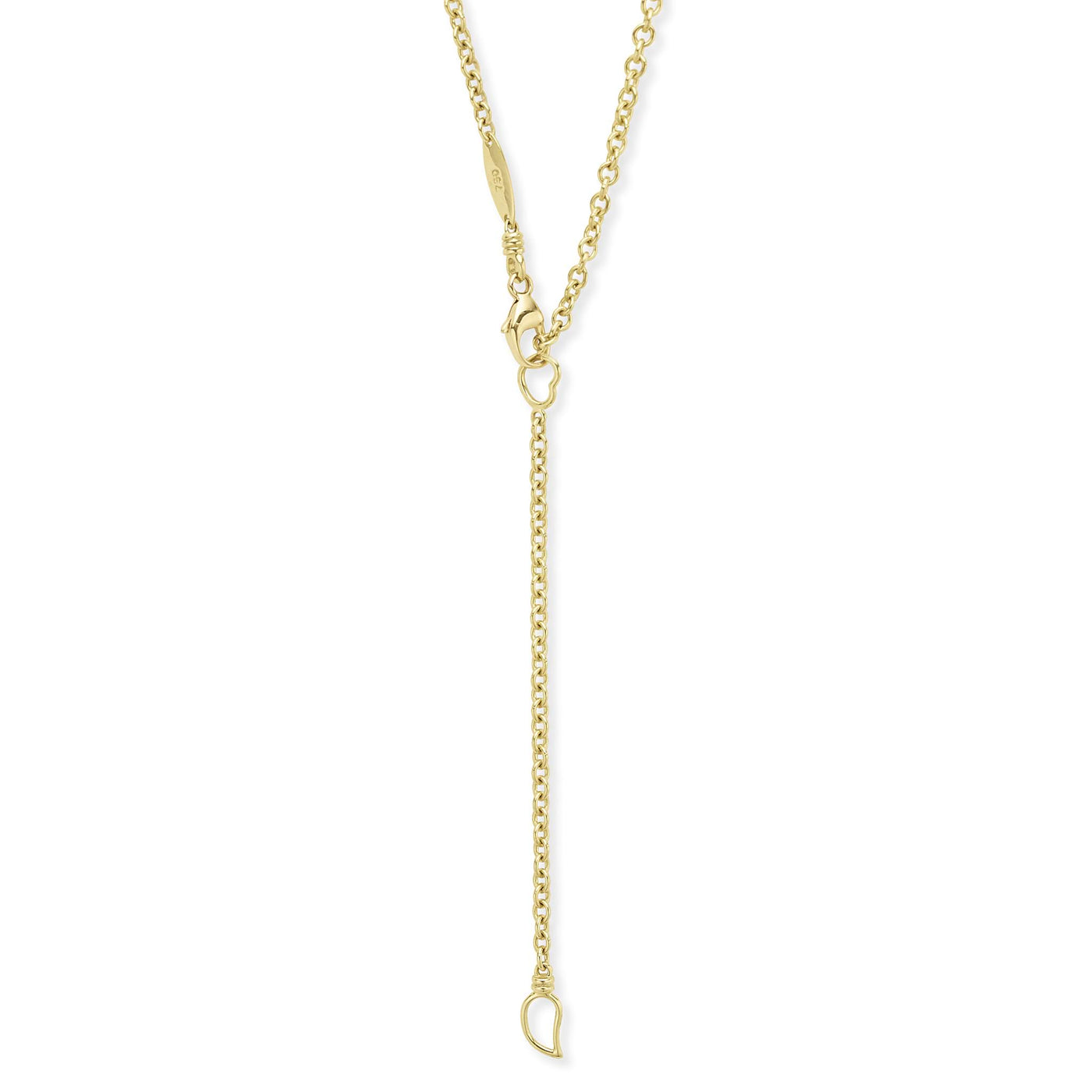 Meridian 18K Gold Circle Pendant Necklace