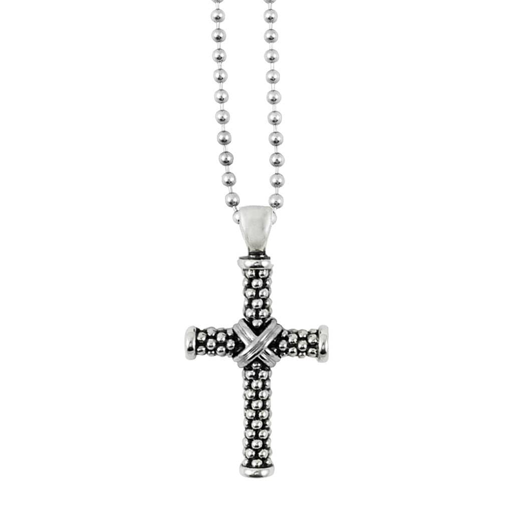 Cross Necklace | Signature Caviar | LAGOS Jewelry