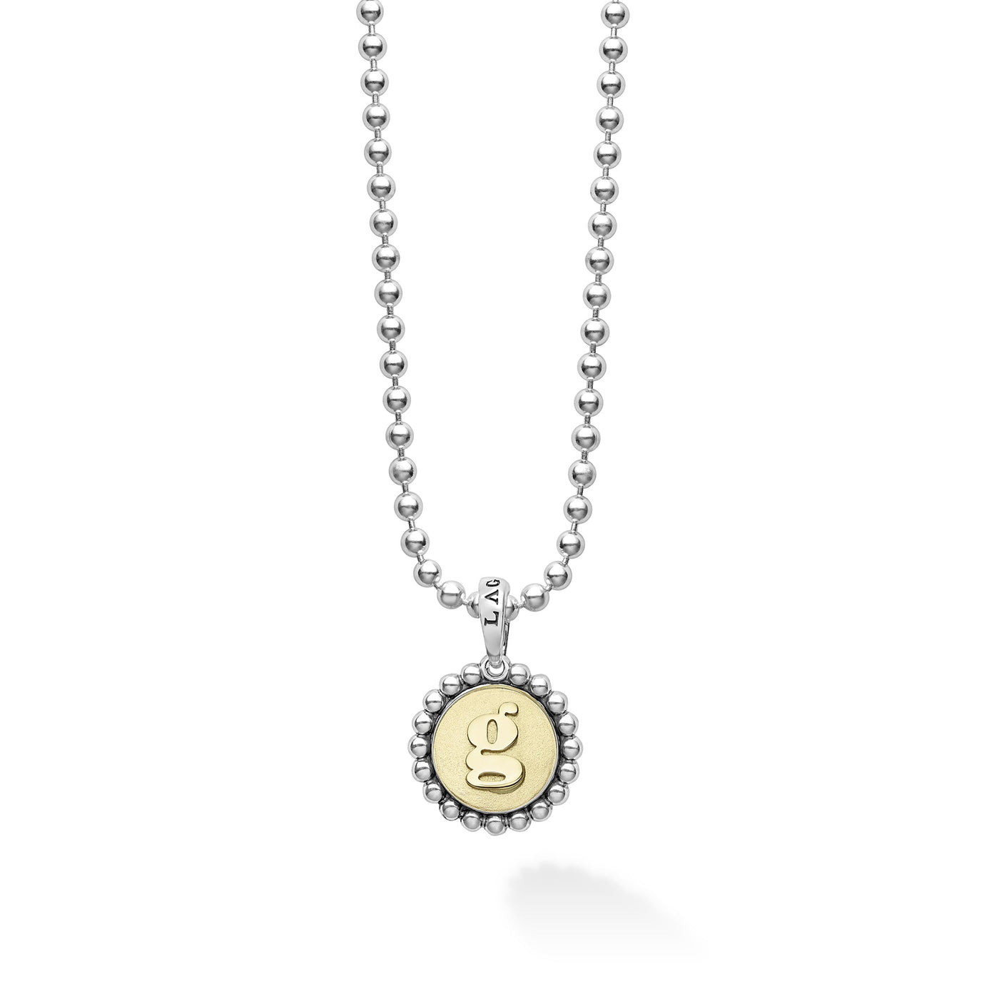 G Initial Charm Necklace | LAGOS Jewelry