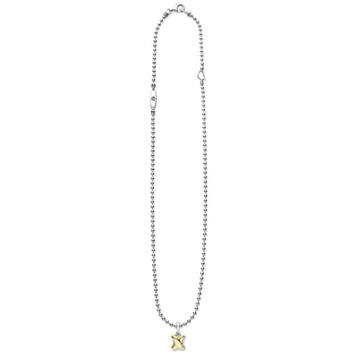Embrace Two-Tone X Pendant Necklace