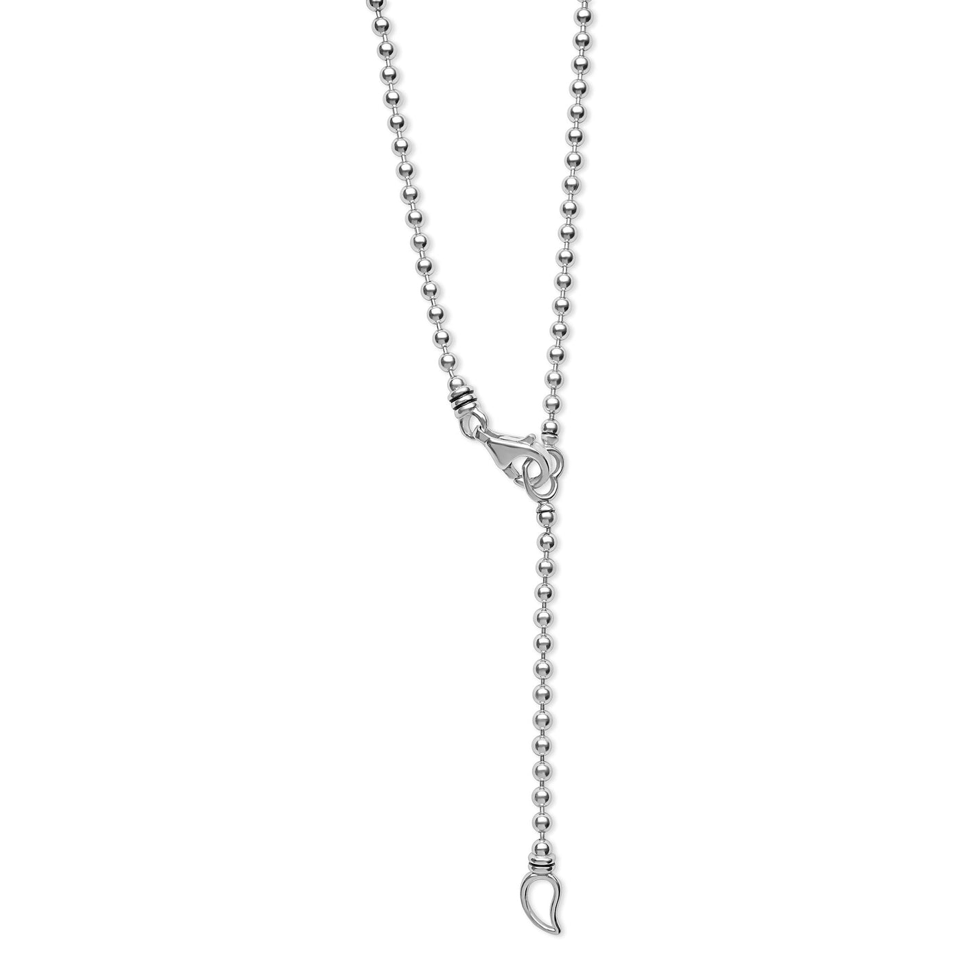 Octagon Diamond E Initial Charm Necklace | LAGOS Jewelry