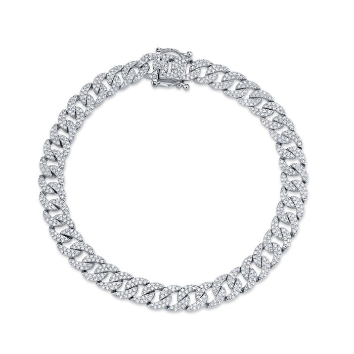 1.69CT DIAMOND PAVE LINK BRACELET