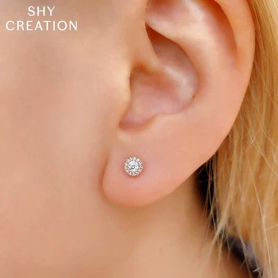 0.24CT DIAMOND STUD EARRING