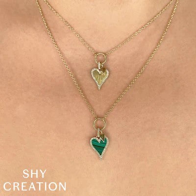 0.12CT DIAMOND HEART NECKLACE