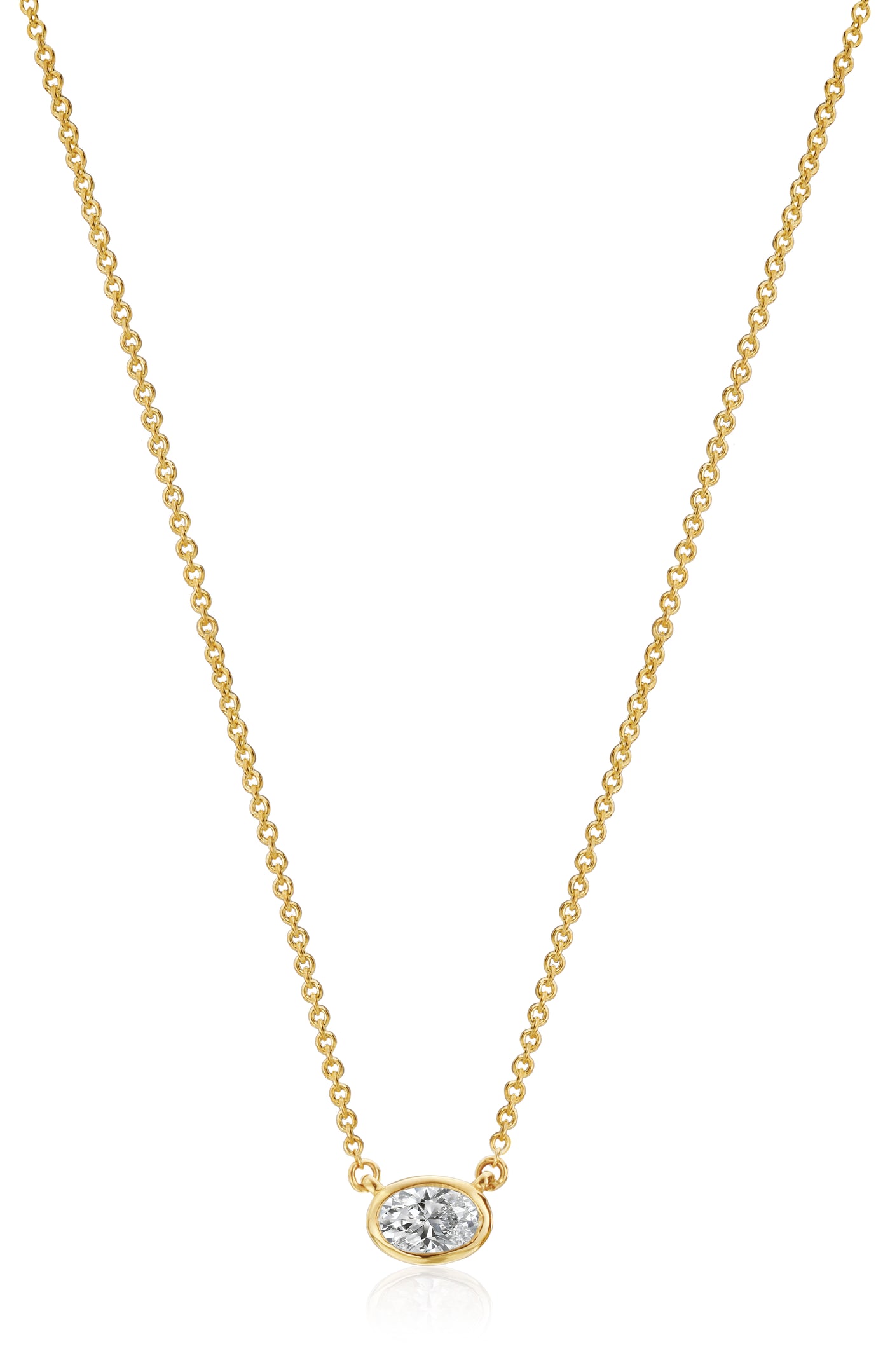 Yellow Gold Diamond Necklace