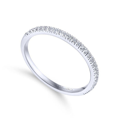 14K White Gold Matching Wedding Band