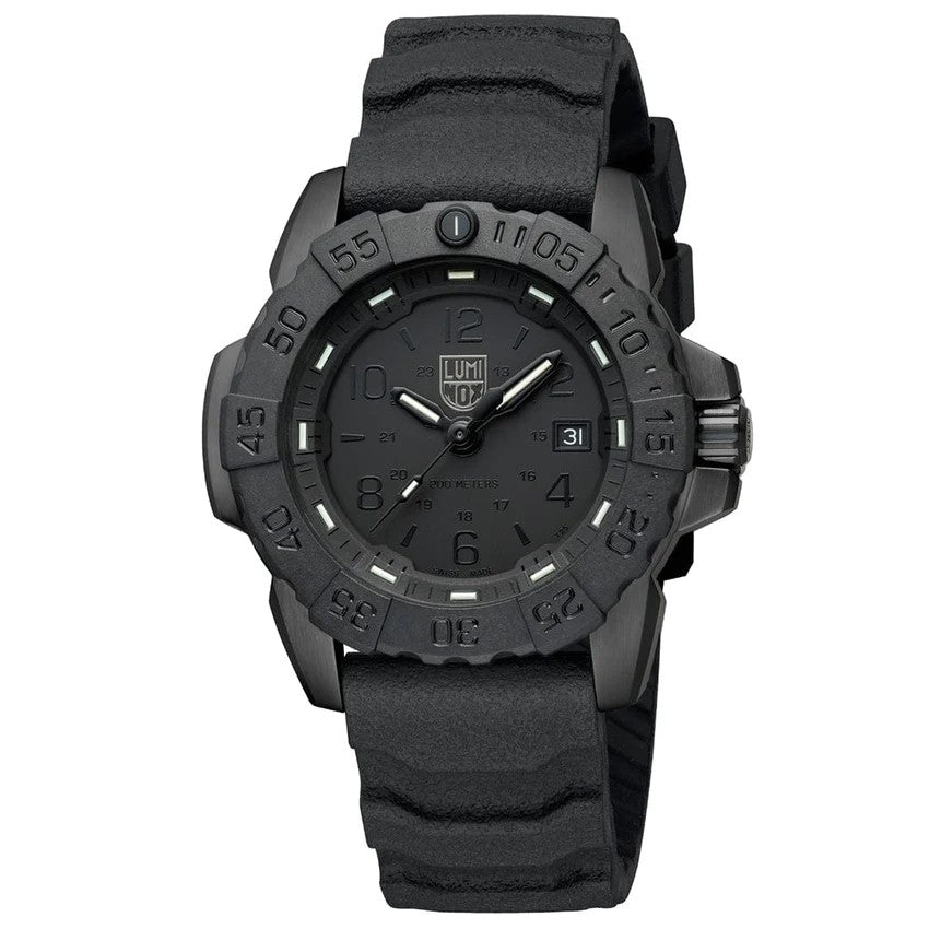 Navy SEAL Rubber, Steel, CARBONOX™ (RSC) Military Watch, 45 mm