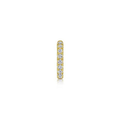 14K Yellow Gold Diamond Earcuffs