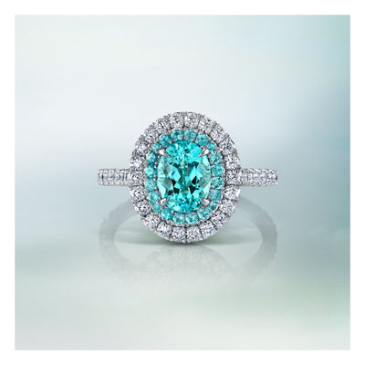 Colored Stone Rings  -  Women'