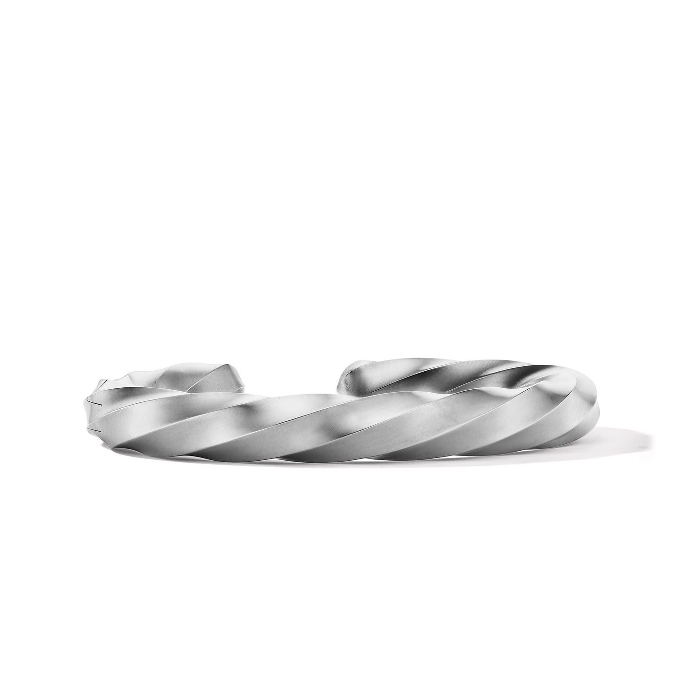 Cable Edge® Cuff Bracelet in Sterling Silver\, 9mm