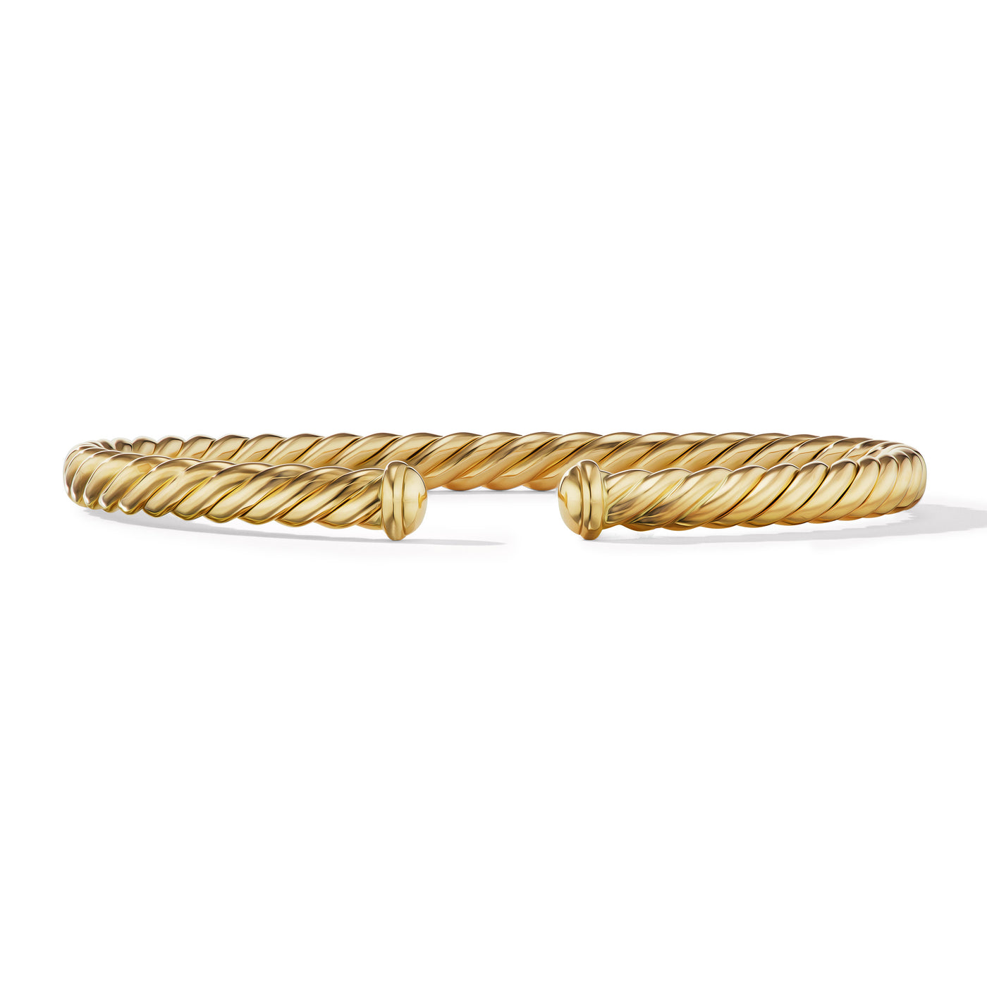 Modern Oval Cablespira® Bracelet in 18K Yellow Gold\, 4.5mm