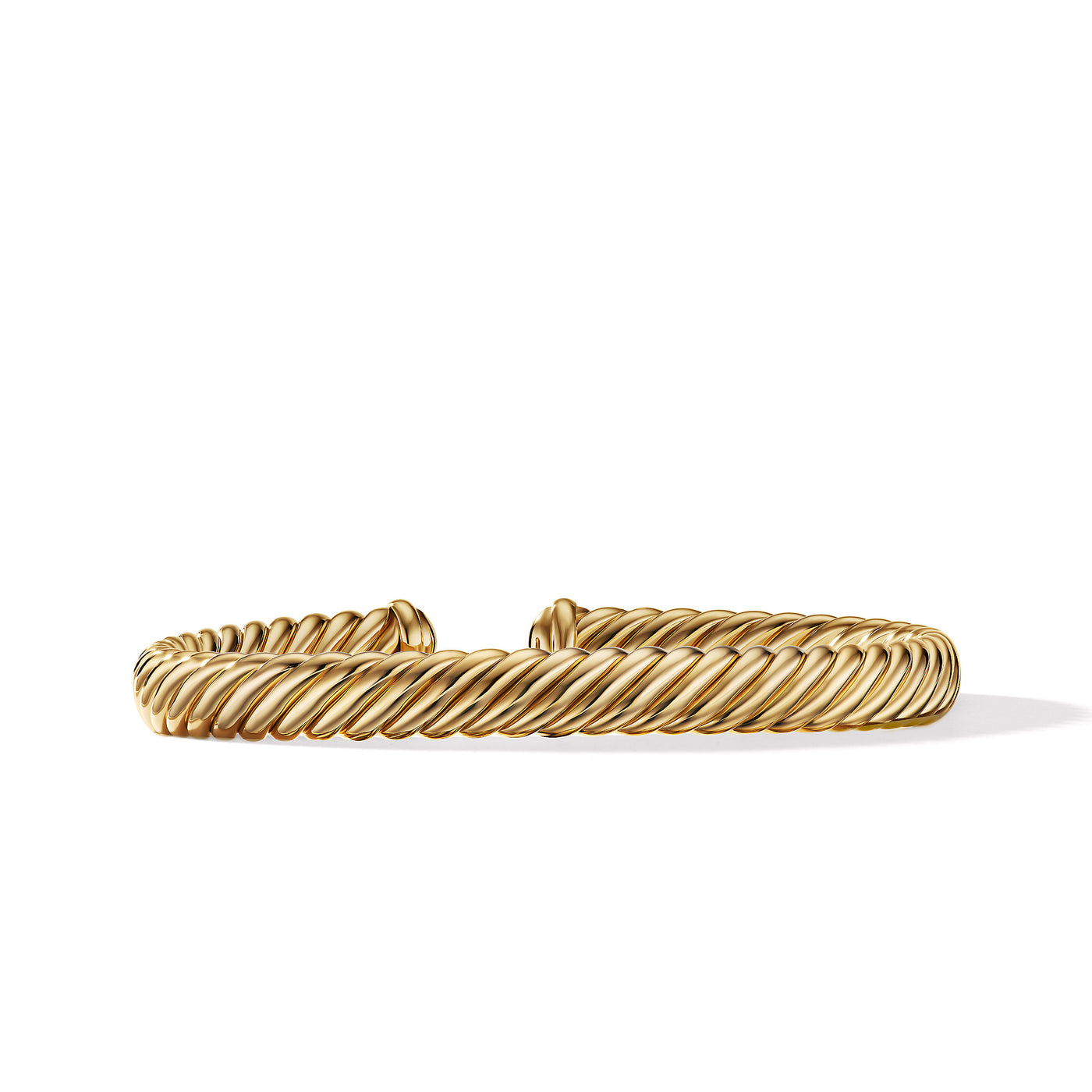 Modern Oval Cablespira® Bracelet in 18K Yellow Gold\, 7mm