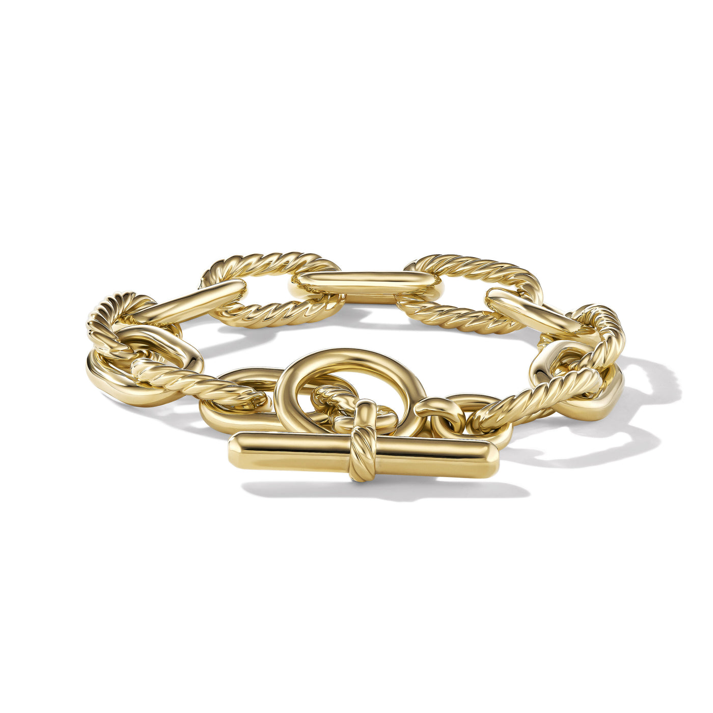DY Madison® Toggle Chain Bracelet in 18K Yellow Gold\, 11mm
