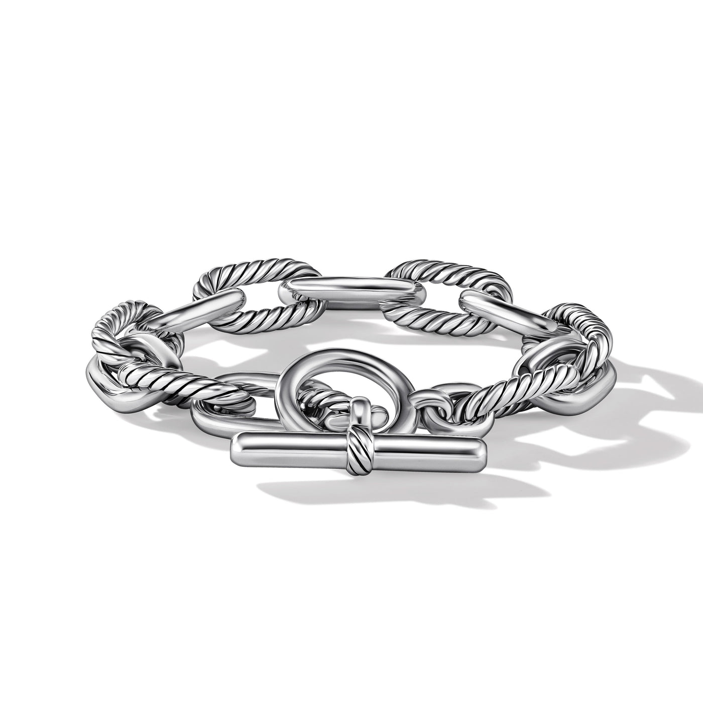 DY Madison® Toggle Chain Bracelet in Sterling Silver\, 11mm