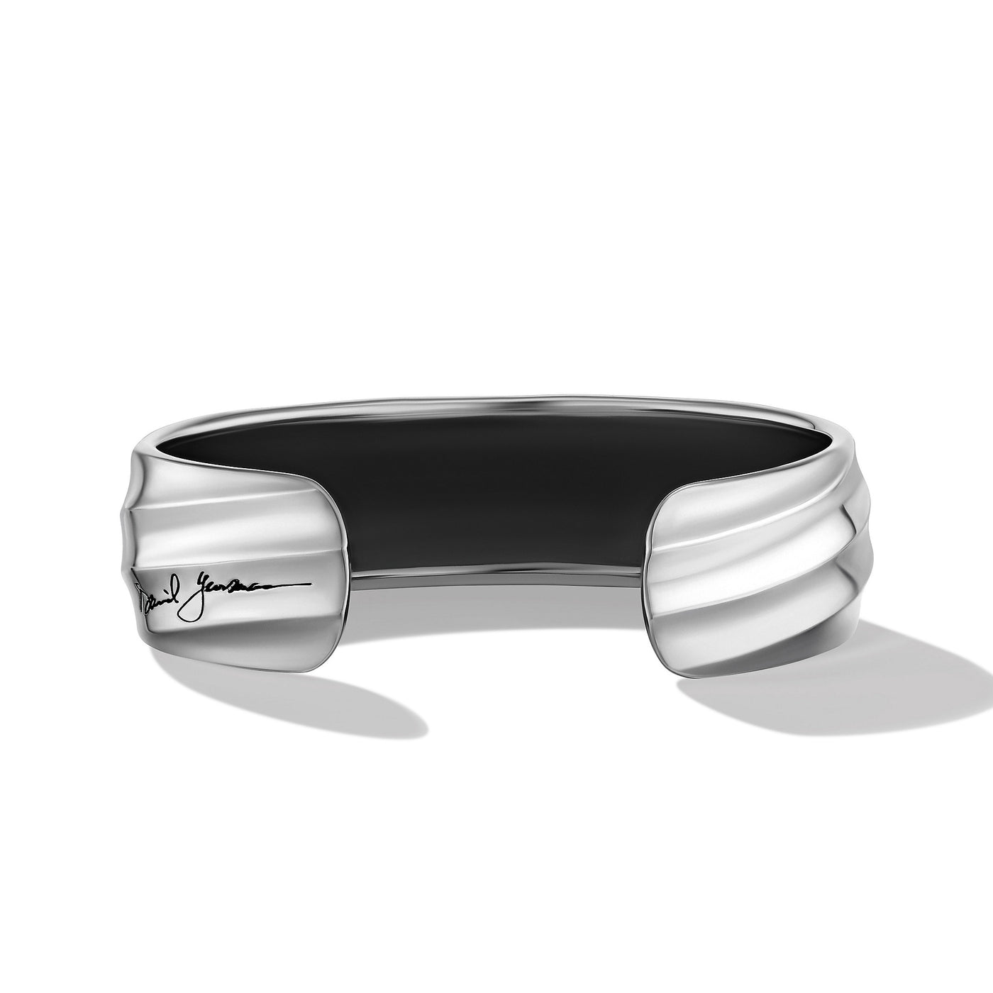 Cable Edge® Cuff Bracelet in Sterling Silver\, 17mm