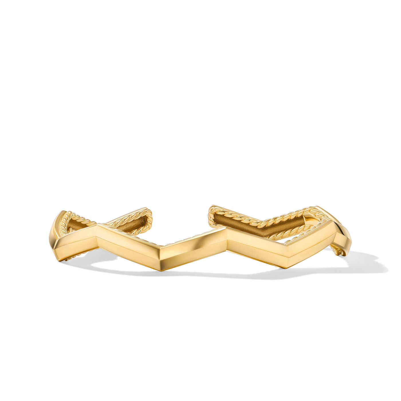 Zig Zag Stax™ Cuff Bracelet in 18K Yellow Gold\, 5mm