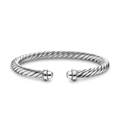 Cable Flex® Bracelet in Sterling Silver, 6mm