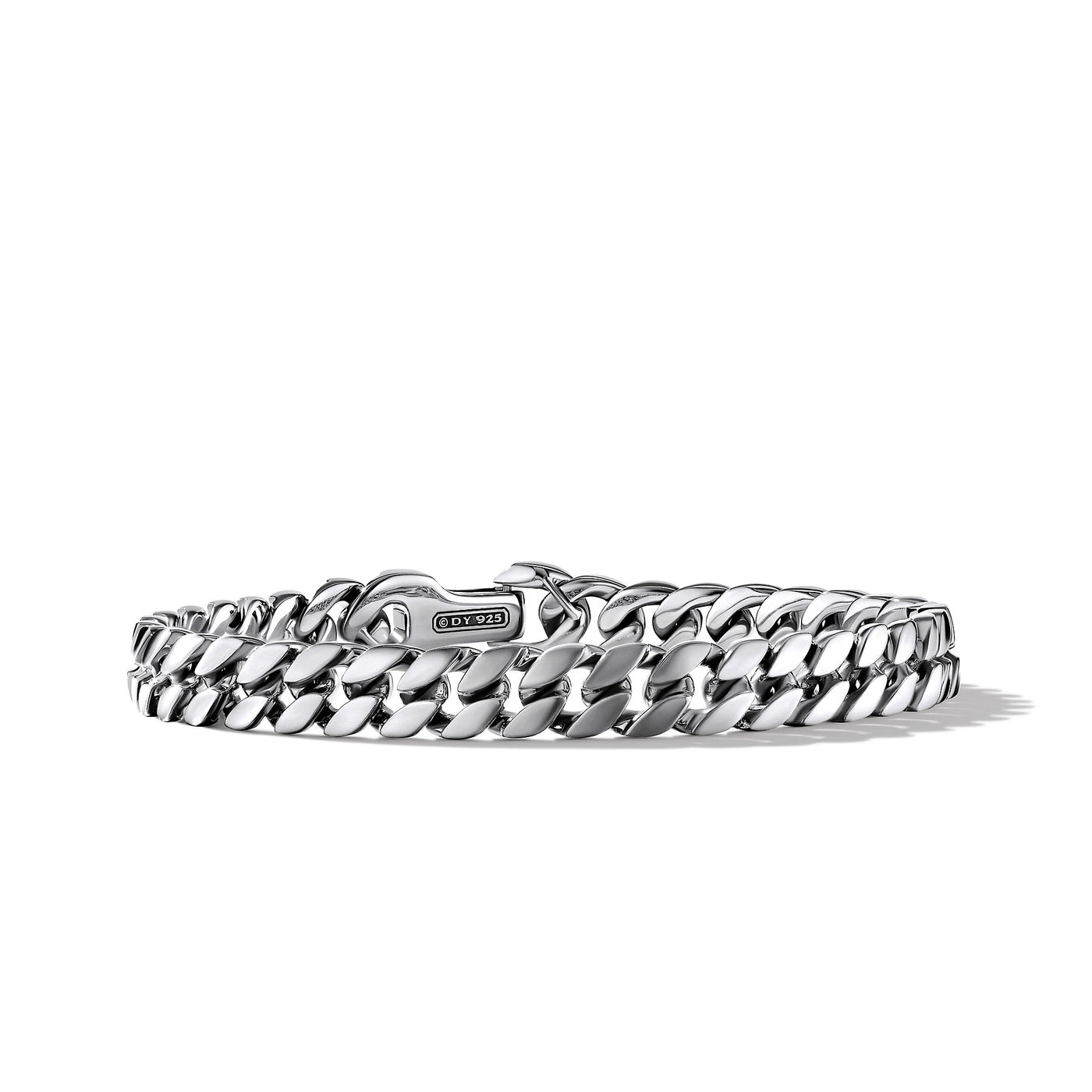 Curb Chain Bracelet in Sterling Silver\, 8mm