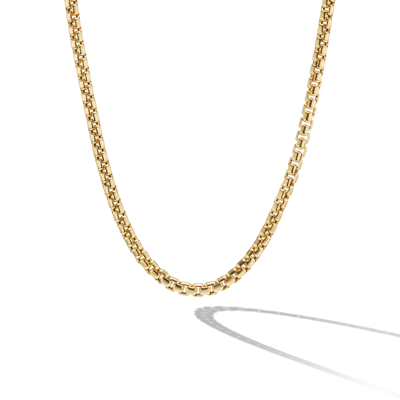 Box Chain Necklace in 18K Yellow Gold\, 2.7mm