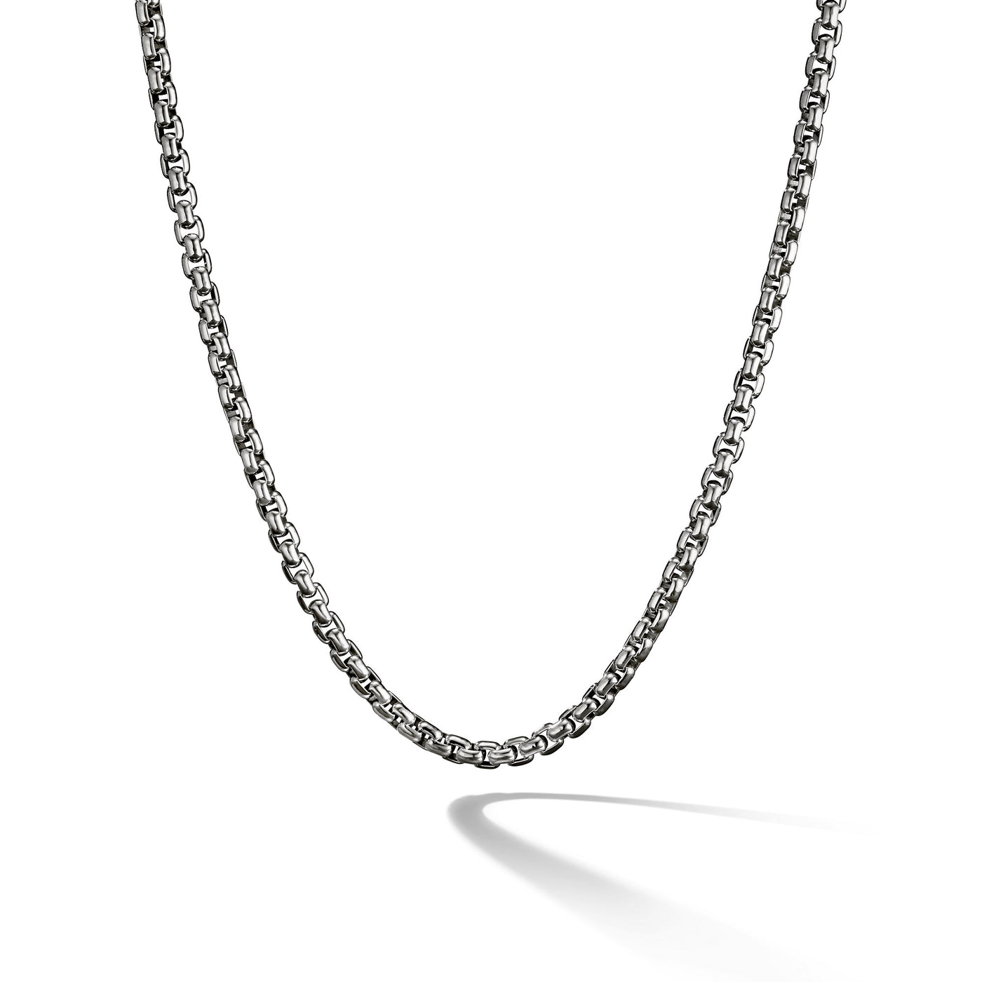 Box Chain Necklace in Sterling Silver\, 4.8mm