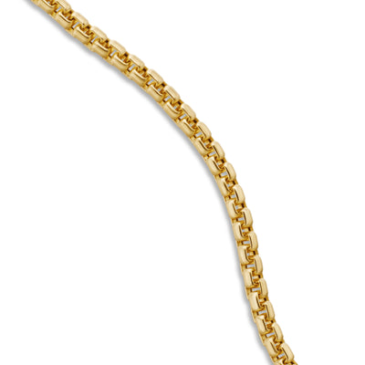 Box Chain Necklace in 18K Yellow Gold, 1.7mm