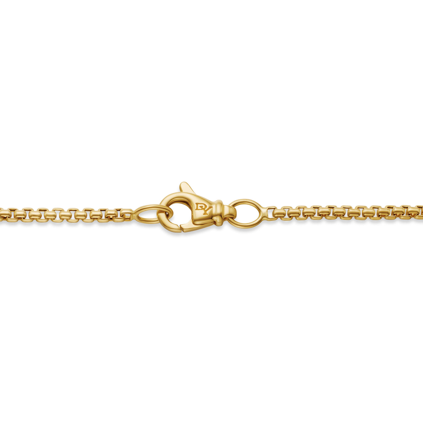 Box Chain Necklace in 18K Yellow Gold, 1.7mm