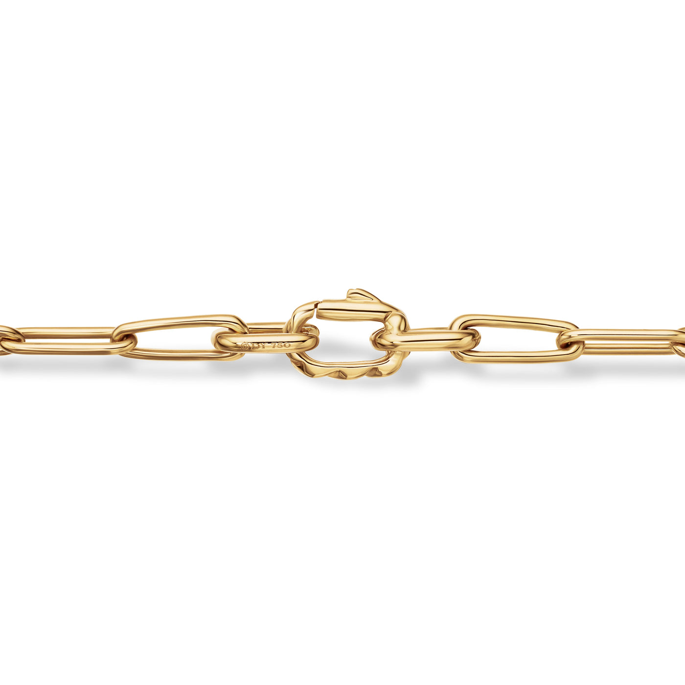 Chain Link Necklace in 18K Yellow Gold, 3.5mm