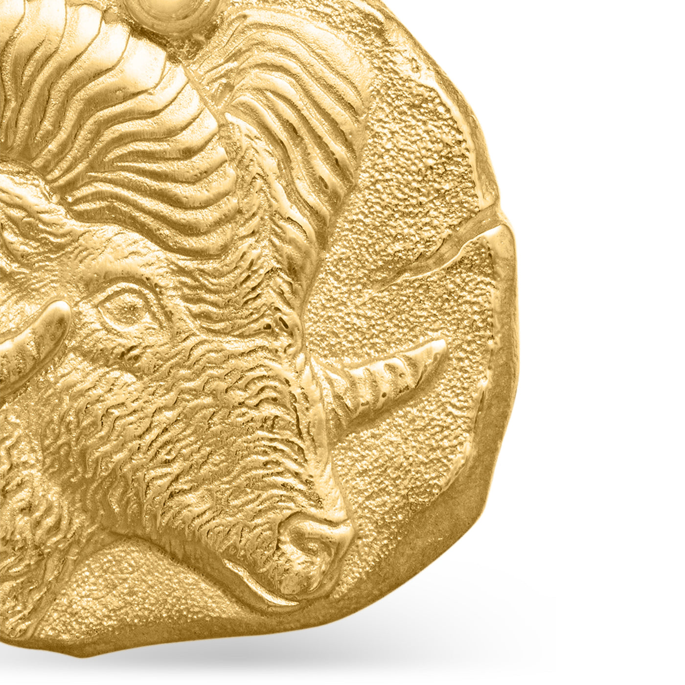 Aries Amulet in 18K Yellow Gold, 27mm