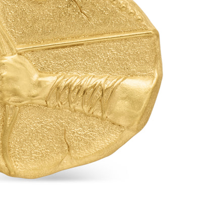 Sagittarius Amulet in 18K Yellow Gold, 27mm