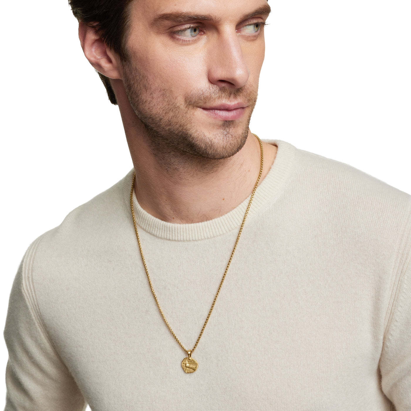 Sagittarius Amulet in 18K Yellow Gold, 27mm