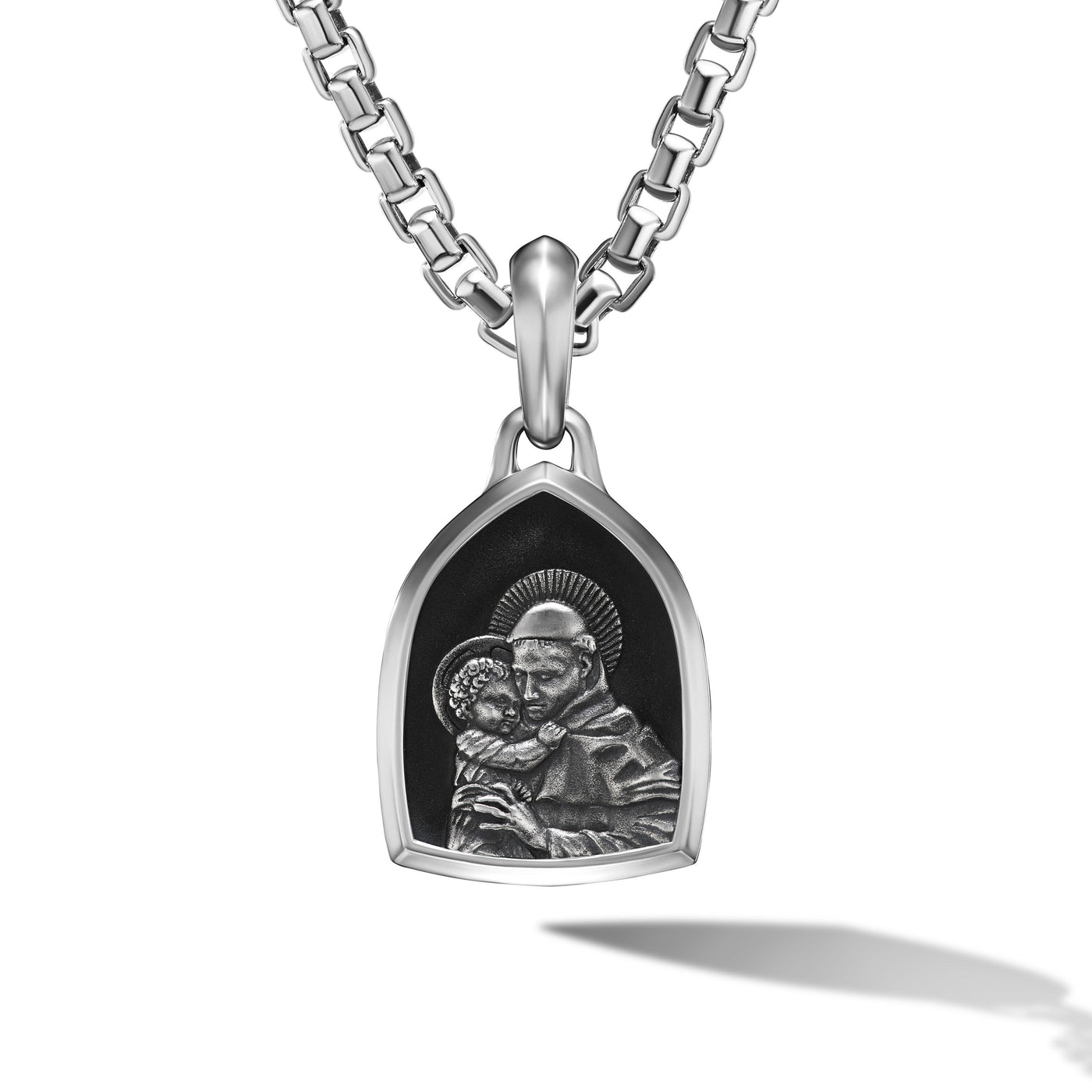 St. Anthony Amulet in Sterling Silver\, 21.8mm