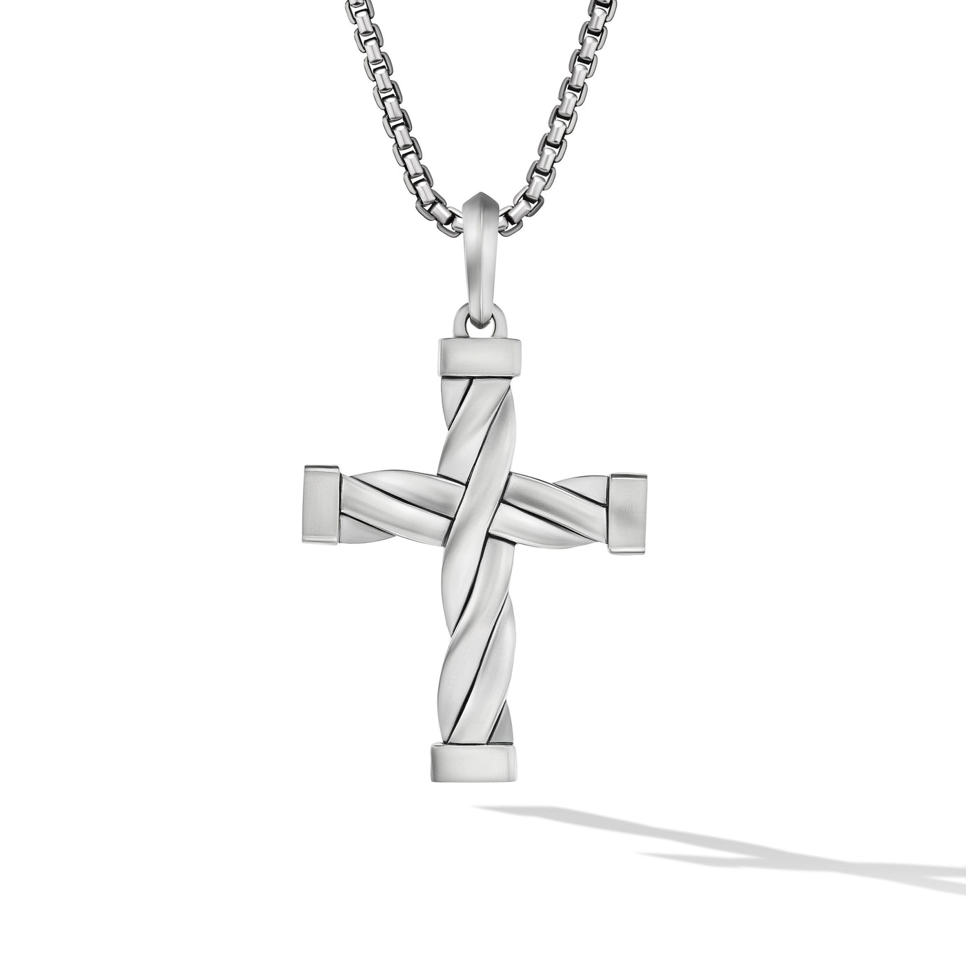 DY Helios™ Cross Pendant in Sterling Silver\, 48mm