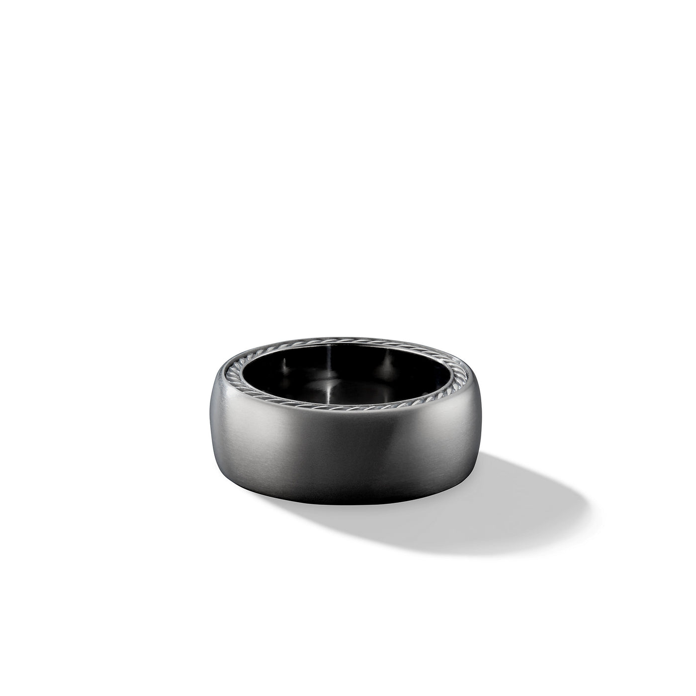 Streamline® Band Ring in Grey Titanium\, 9mm