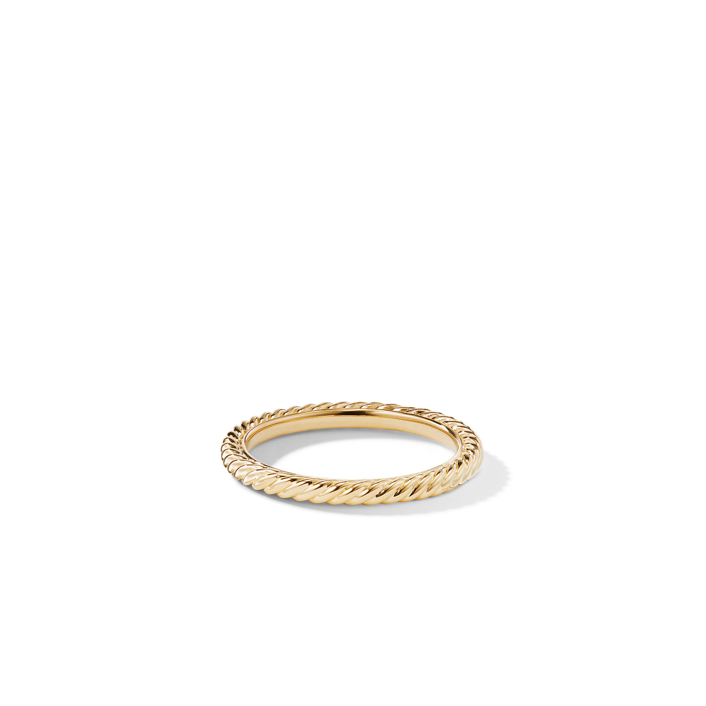 Cable Collectibles® Stack Ring in 18K Yellow Gold\, 2mm