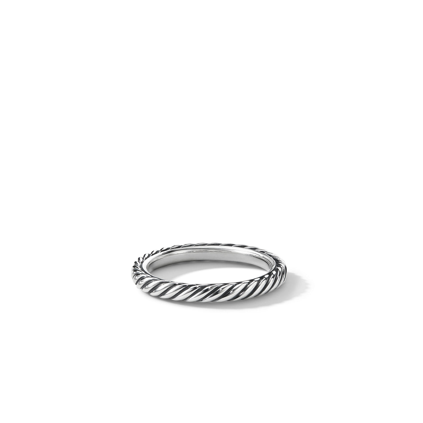 Cable Collectibles® Stack Ring in Sterling Silver\, 3mm