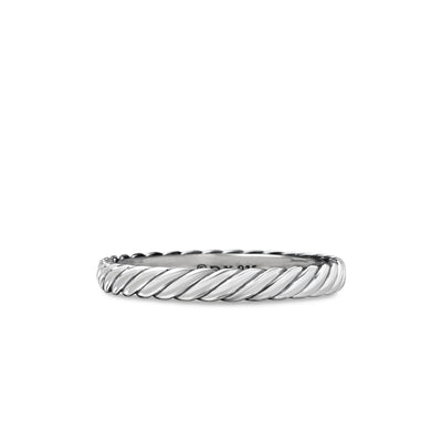 Cable Collectibles® Stack Ring in Sterling Silver, 3mm