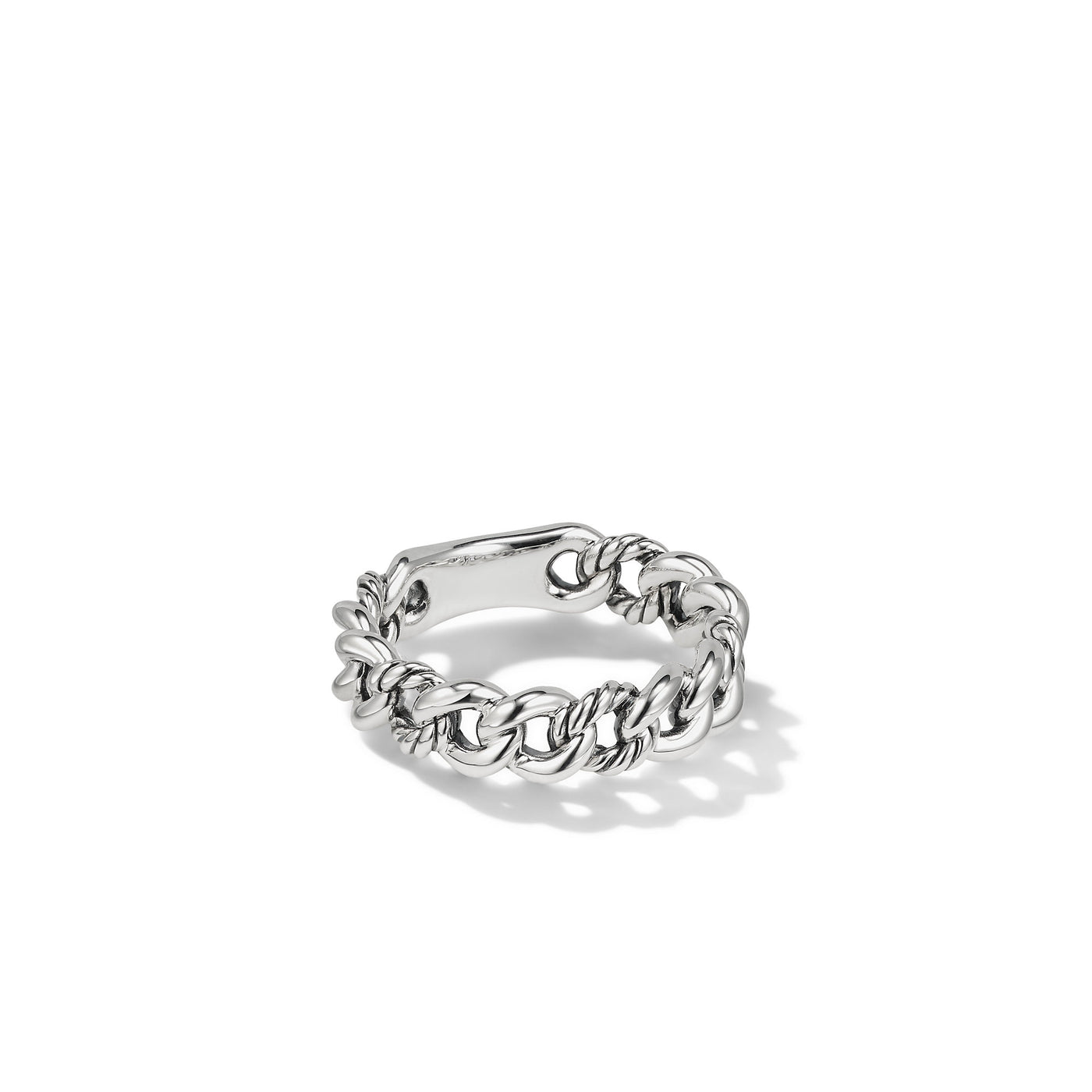 Belmont® Curb Link Band Ring in Sterling Silver\, 5mm