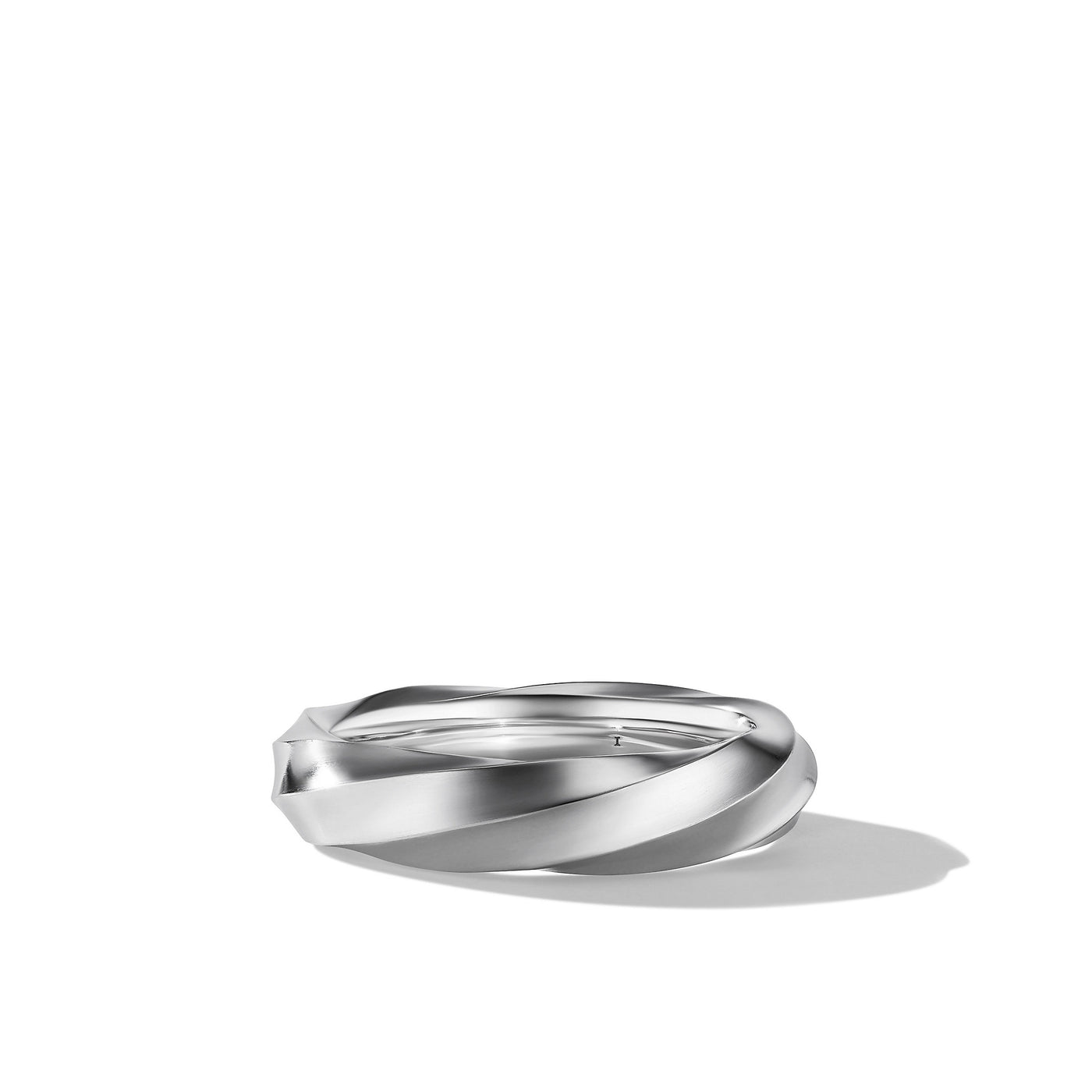 Cable Edge® Band Ring in Sterling Silver\, 5mm