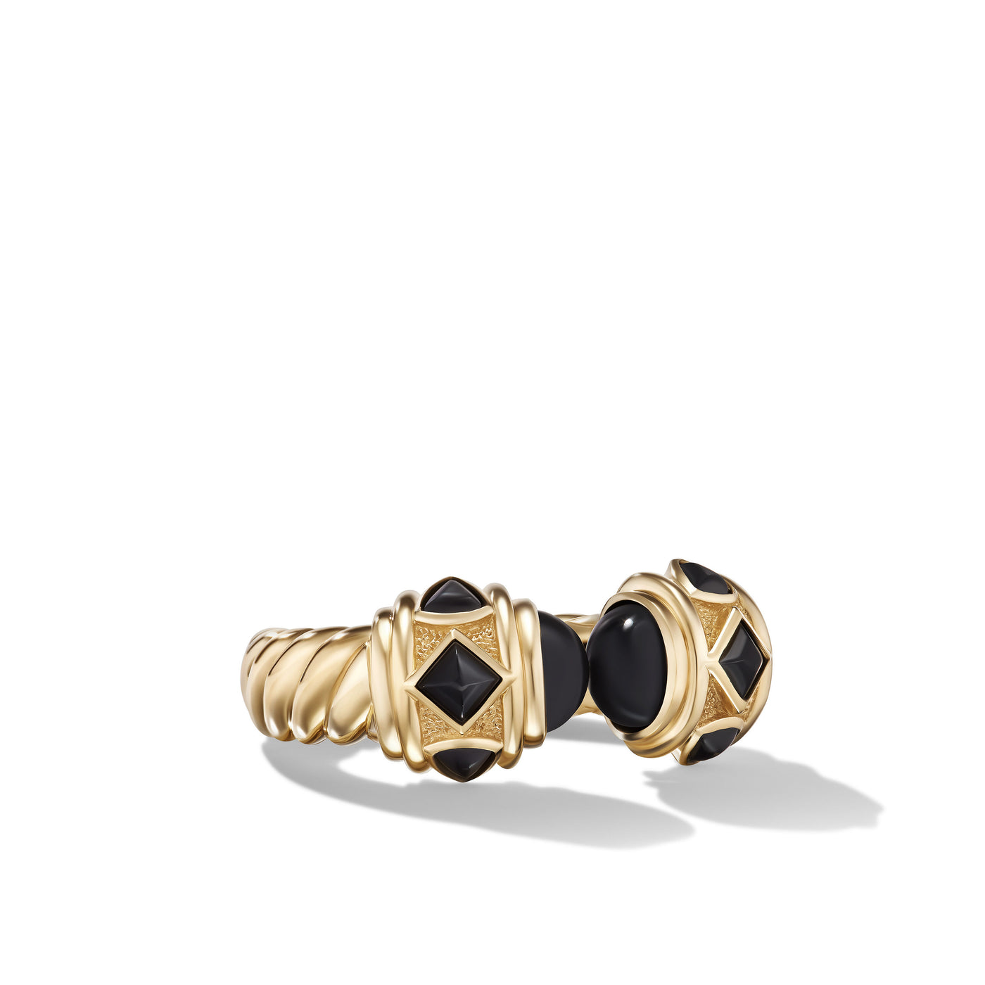Renaissance® Ring in 18K Yellow Gold with Black Onyx\, 6.5mm