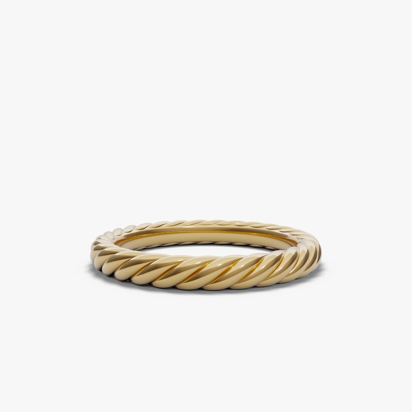 2.8MM MODERN CABLE BAND RING SIL 18K