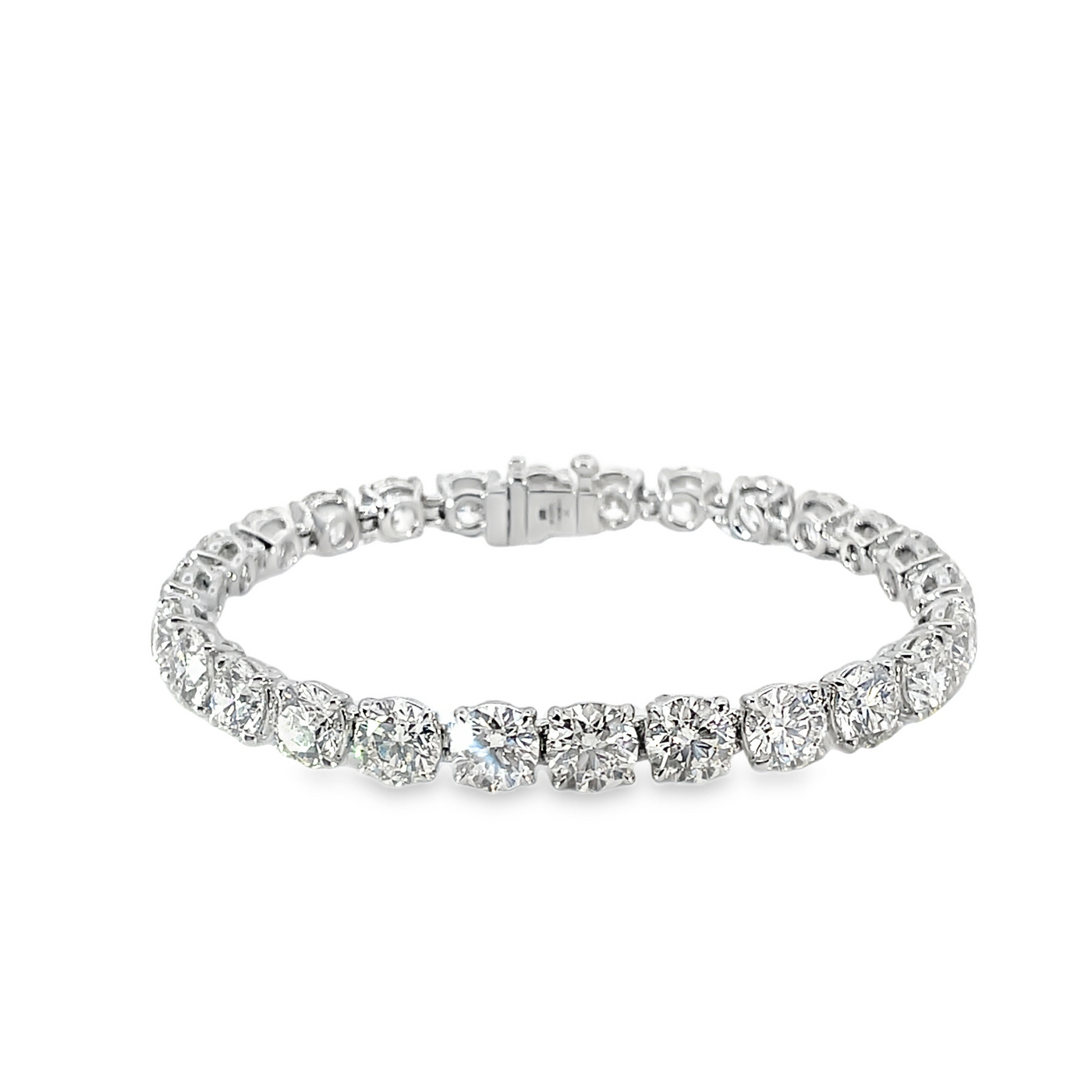 18K White Gold Diamond Bracelet