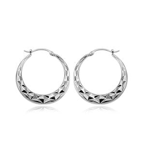 Precious Metal (No Stones) Earring
