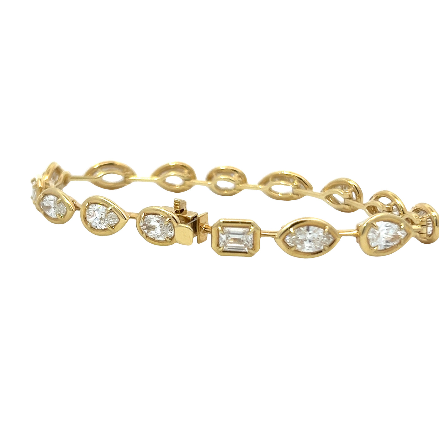Multi Shape Diamond Bracelet